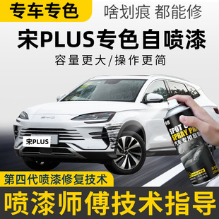 Suitable for Byd Song Plus Self-Painting Snow White Touch-Up Pen Song Pro Time Gray Touch-Up Car Paint Black