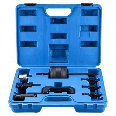 8-Piece Set of Mercedes-Benz Diesel Engine Fuel Injector Removal Tool, High-Pressure Puller, Fuel Injector Disassembly and Assembly Puller Tool Box (Mühərrik alətləri) - 8-piece-set