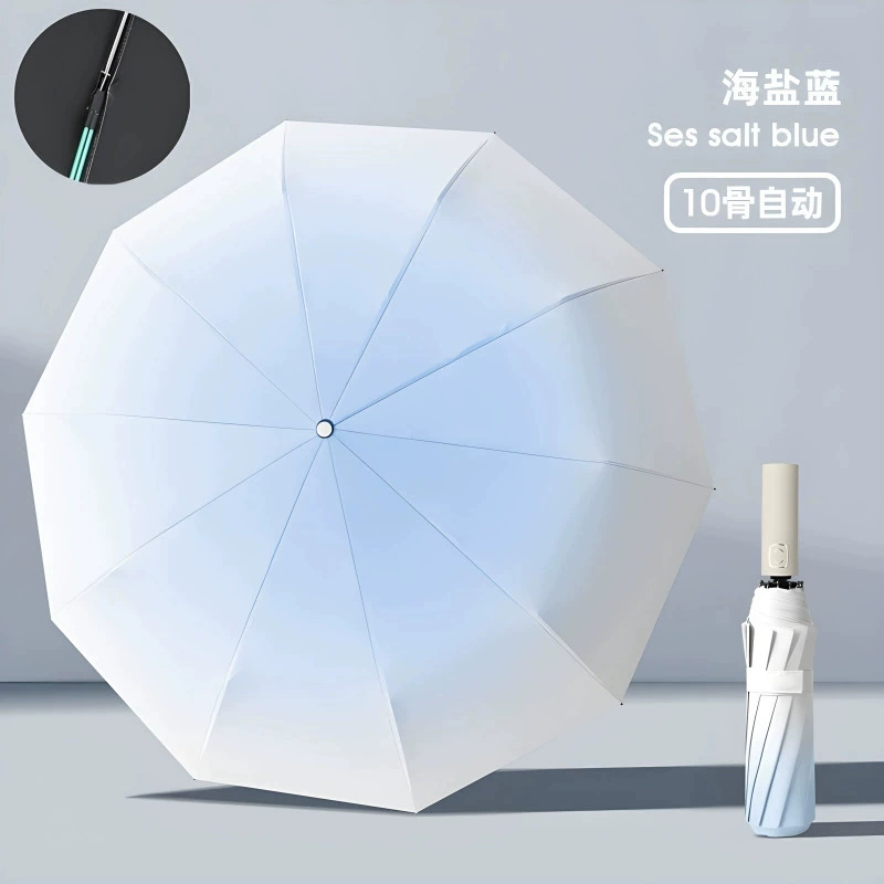 Paraguas personalizados paraguas plegables automáticos grandes para aumentar el refuerzo de paraguas solares para sol y lluvia paraguas al por mayor