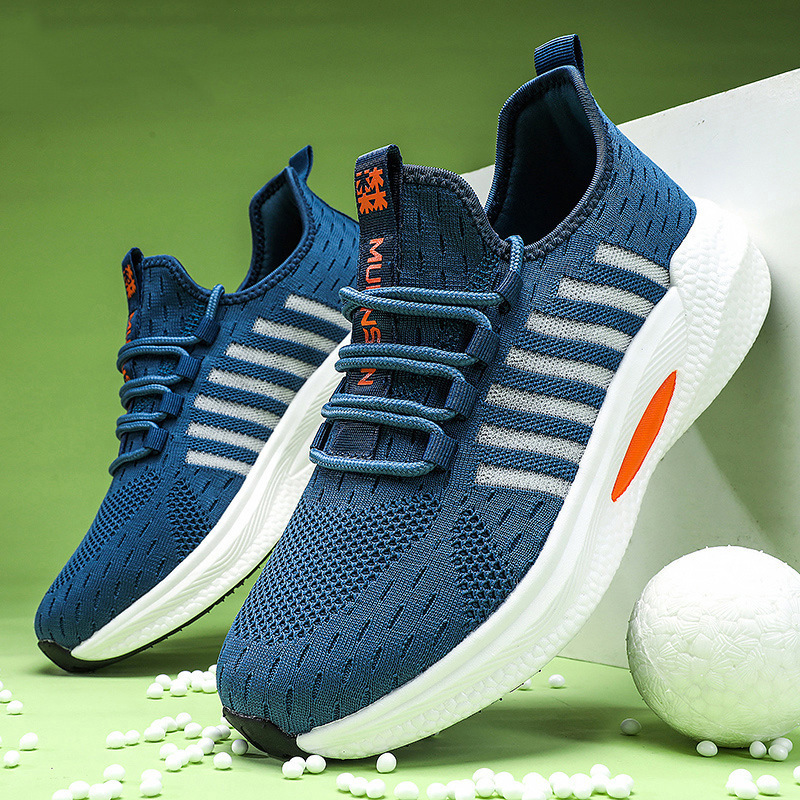 High Quality Popcorn Summer Fly Woven Mesh Men's Shoes Cross-Border Breathable Fashion Sports Shoes Casual Really Popular Running Shoes High Quality Popcorn Summer Fly Woven Mesh Men's Shoes Cross-Border Breathable Fashion Sports Shoes Casual Really Popular Running Shoes