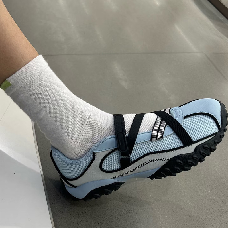 Mint Summer Ballet Style Casual Shoes for Women 2025 Summer New Mary Jane Thick Sole Retro German Training Casual Sports