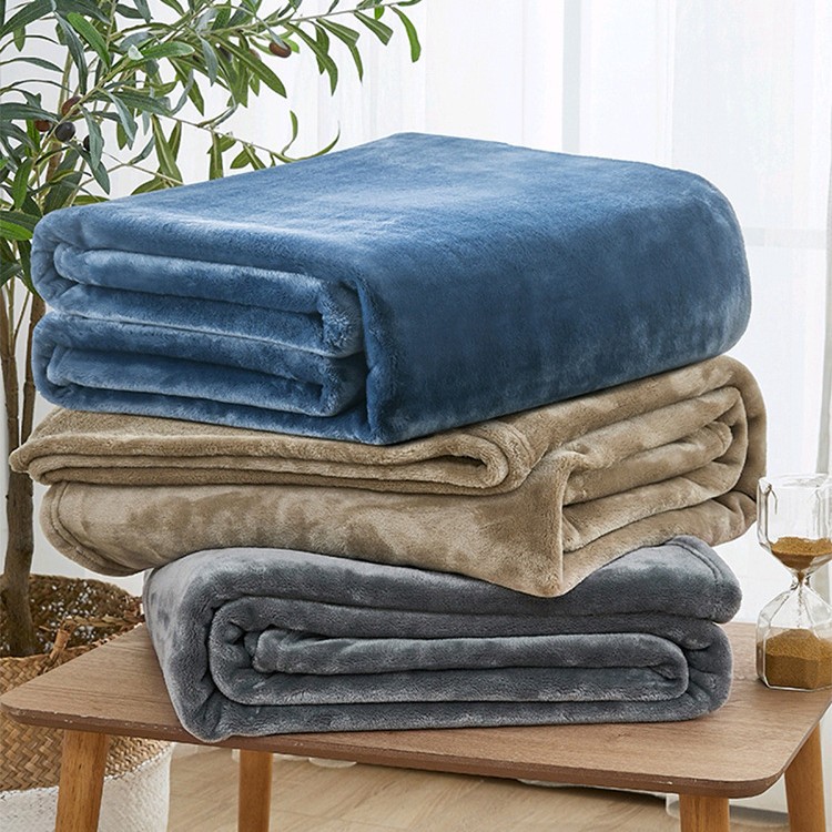 El Comercio exterior super suave manta de franela plegable manta de aire acondicionado edredón manta siesta fábrica directa de una sola cara de impresión digital Manta