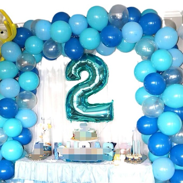 blue royal balloon