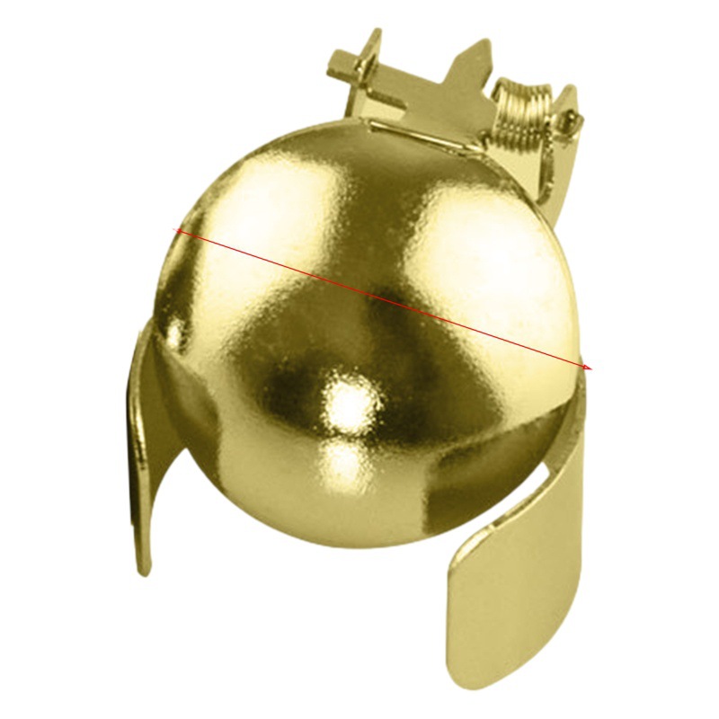 Galvanoplastia hierro vela automática extinción artefacto cubierta de la vela anti-oro vela automática extinción vela de seguridad de extinción de llama