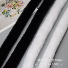 仿獭兔毛条批发汉服斗篷鞋子花边服装辅料人造毛毛条皮草假毛毛条