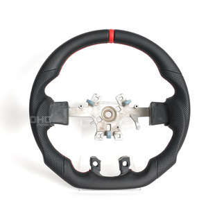 E-Commerce Exclusive: Full Leather D-Shaped Sports Car Steering Wheel Modification Suitable for Dodge Ram 12 Models