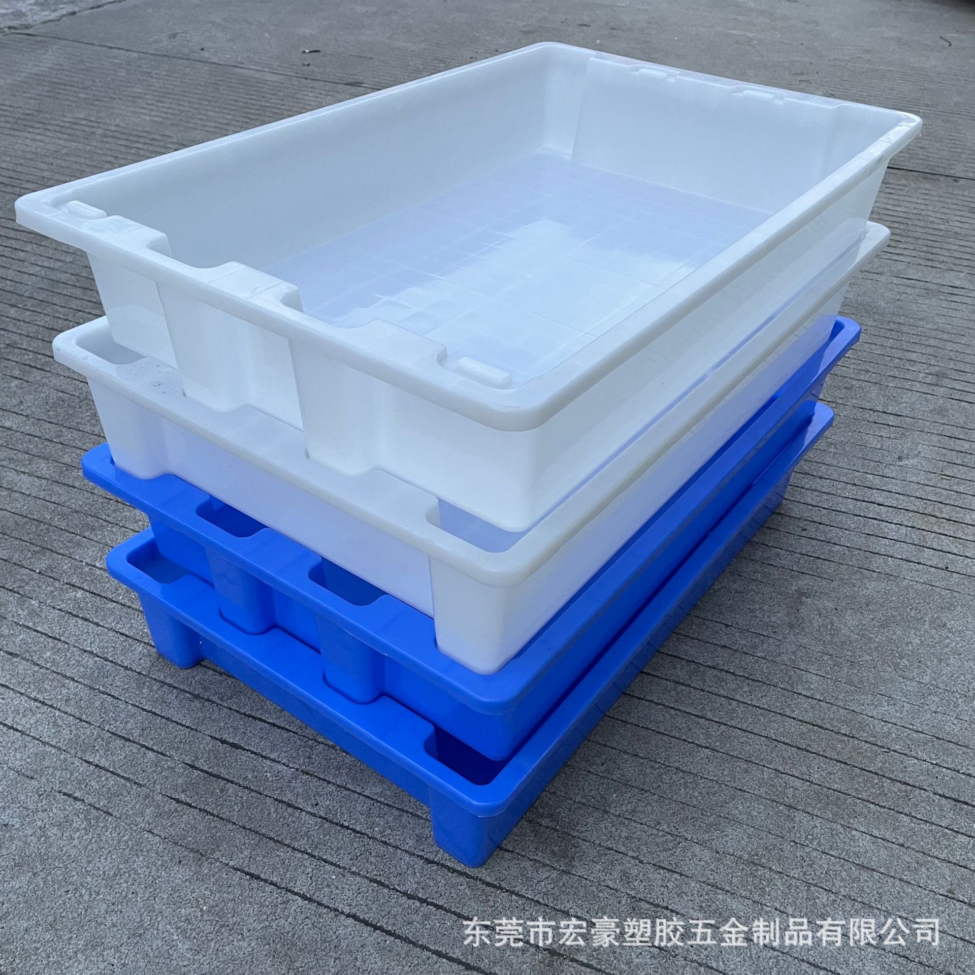 厂家批发加厚塑胶方盘五金螺丝收纳盘虫草养殖反转套叠塑胶浅方盘