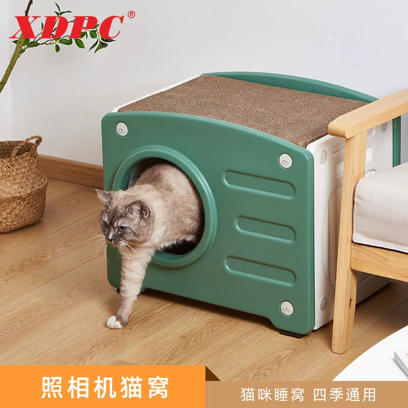 Ищете заводскую обработку Индивидуальное гнездо для домашних животных Новая утолщенная вилла для кошек Универсальная Бытовая внутренняя камера Four Seasons Кошачье гнездо