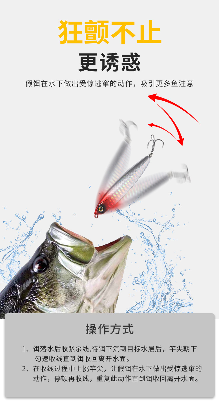 Sinking Minnow Fishing Lures 10g 14g 18g Hard Plastic Baits Fresh Water Bass Swimbait Tackle Gear
