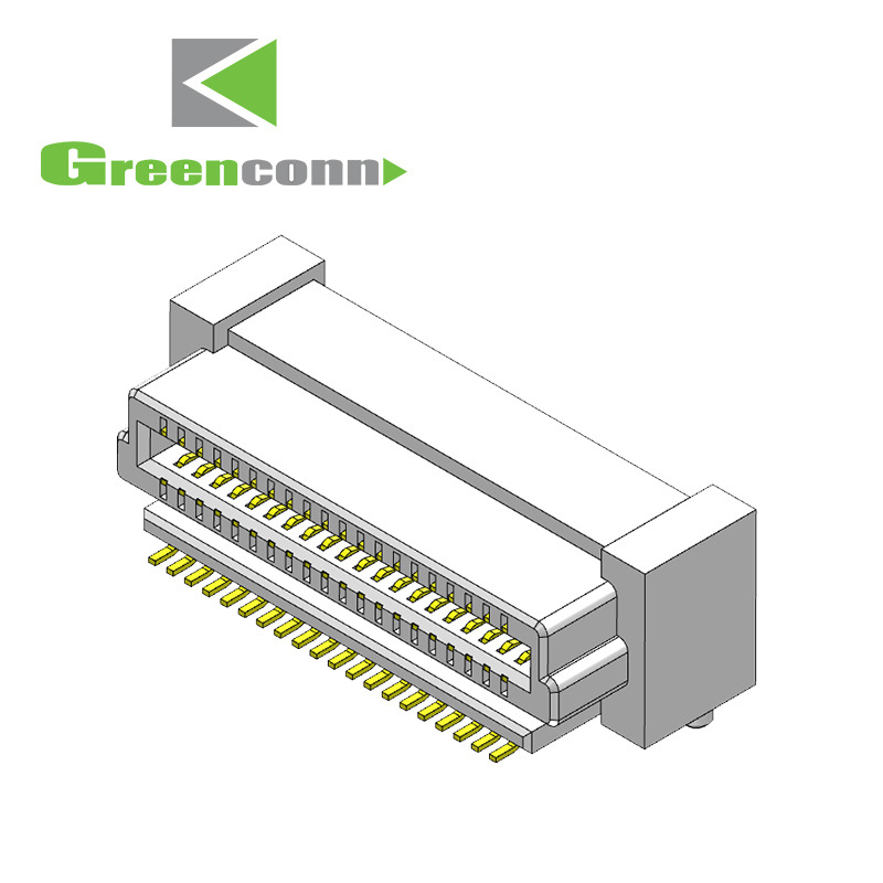 greenconn连接器 0.80mm双排2*20P板对板连接器 公座母座车载连接器
