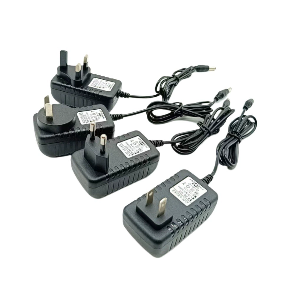 Адаптер питания 12V1A 3V1A 5V1A 6V1A 9V1A 12V2A Импульсный источник питания Американский манометр Европейский манометр Британский манометр