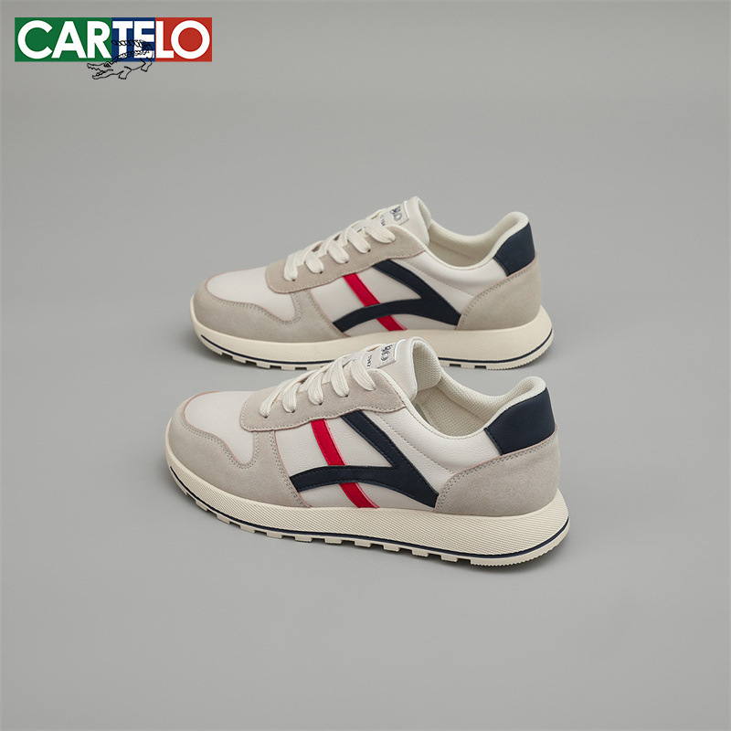 CARTELO/Cardile Crocodile 2025 New Thin Spring Leisure Sports De Training Low Soft Bottom Women's Shoes
