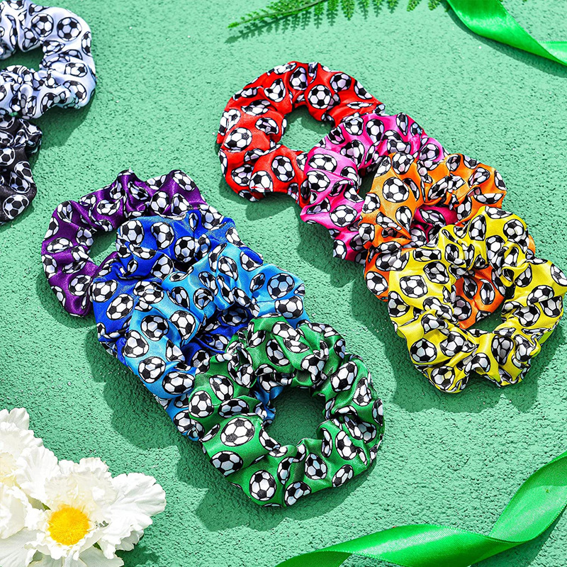 Processing Customized Football, Volleyball, Softball, Hockey and Other Ball Digital Printing Large Intestine Hair Ties