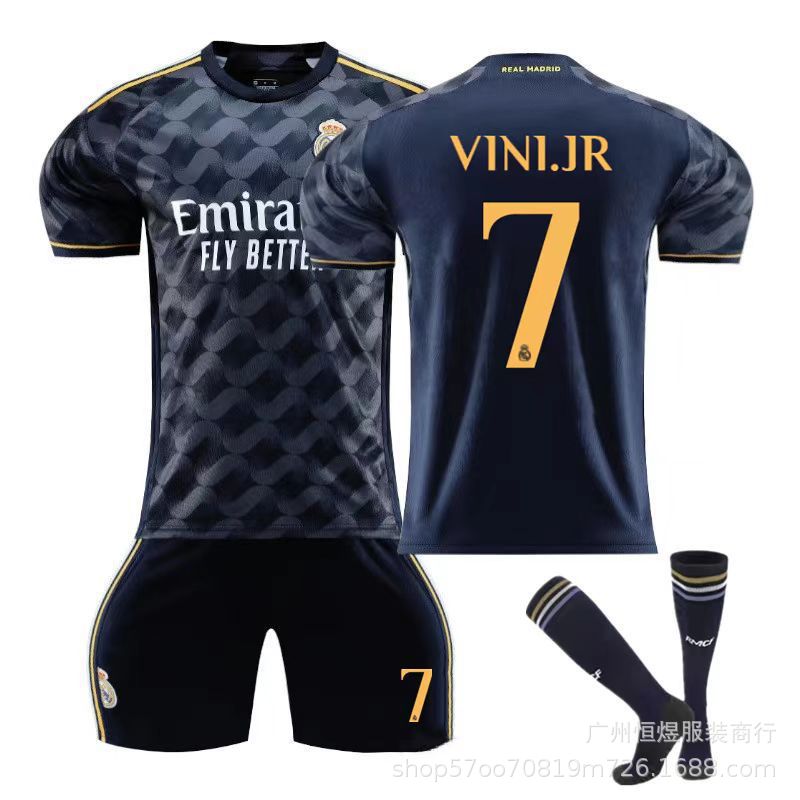 2324 Real Madrid Jersey No. 9 Mbappe No. 7 Vinicius No. 5 Ronaldo Football Jersey Jersey Cross-Border Export