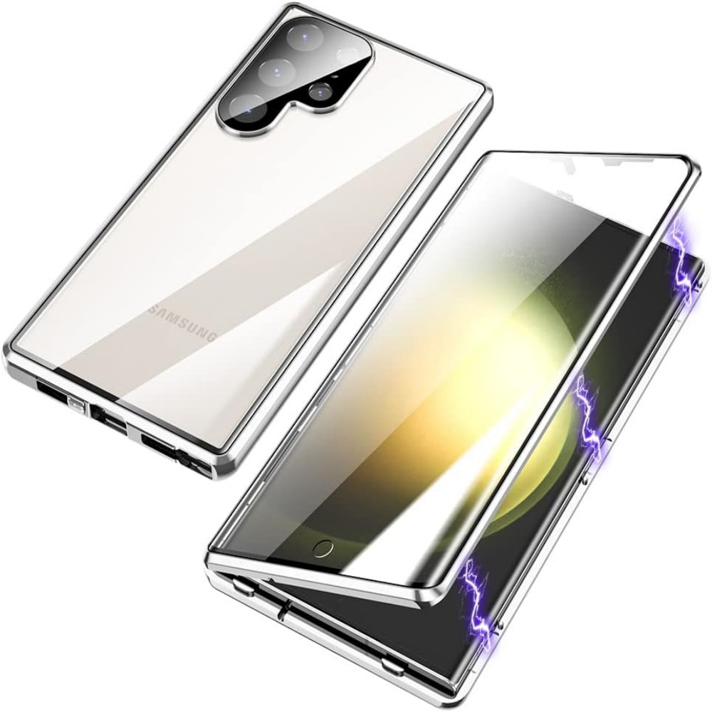 Funda para teléfono Samsung s25u Magneto 24FE aplicable a ventas internacionales, con cristal de privacidad, hebilla magnética de metal y protección anticaídas.