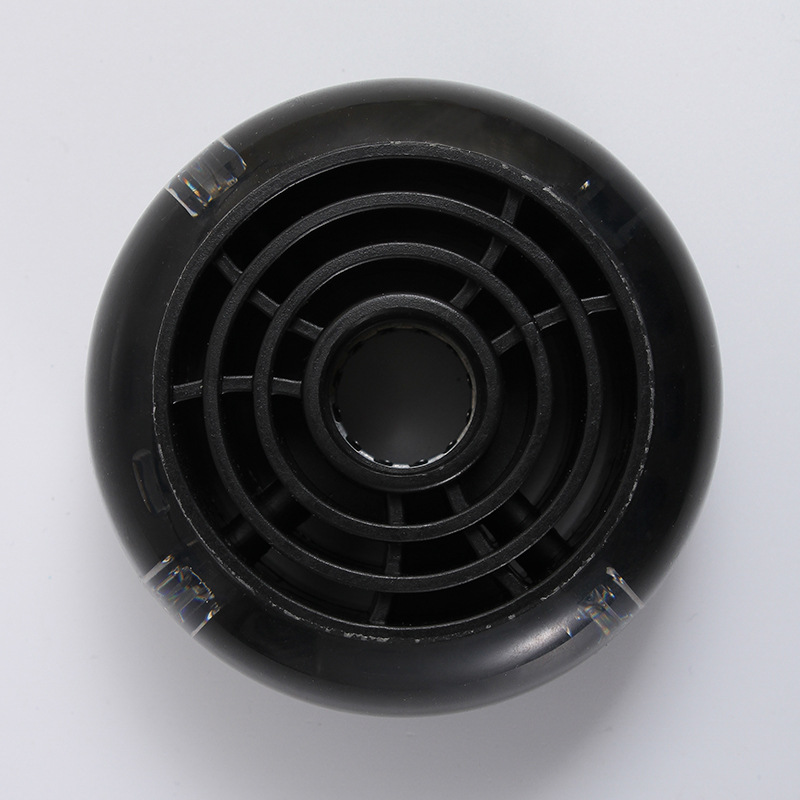 厂家直供90MM聚氨酯溜冰鞋轮耐磨减震滑板车轮静音高弹强抗压脚轮