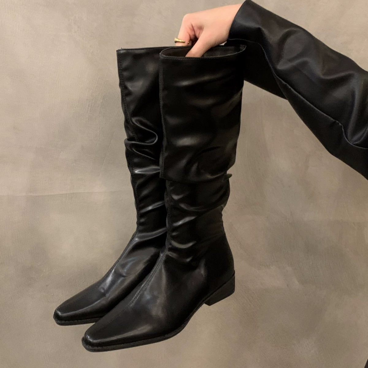 Universal high boots, autumn, Korean style