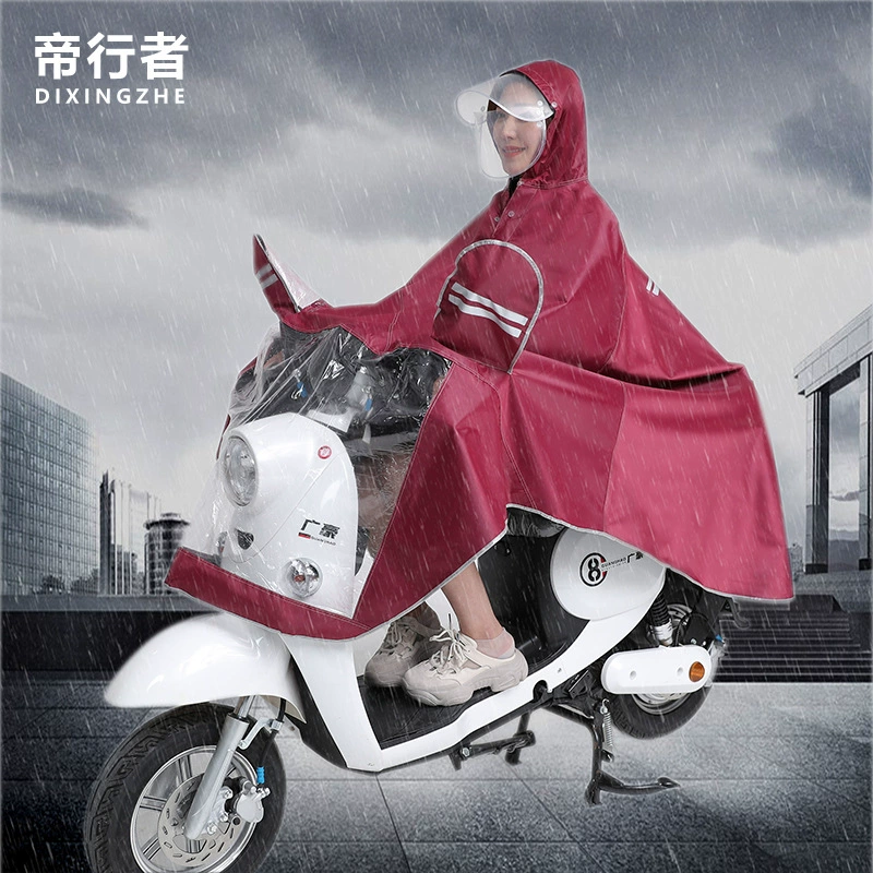 Дождевик для электромобиля Emperor Walker, утолщенный для взрослых, мужское и женское мотоциклетное пончо с аккумулятором, длинный дождевик с защитой от дождя