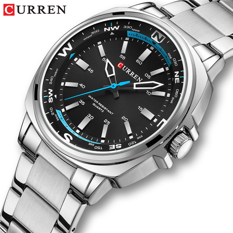 CURREN new 8455 simple foreign trade hot-selling watch men's watch fashion casual personality popular