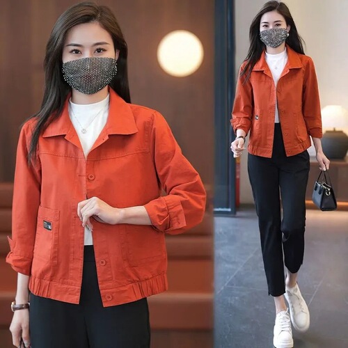 Casual jacket short coat for women, spring and autumn 2025 new fashionable slimming small work style top