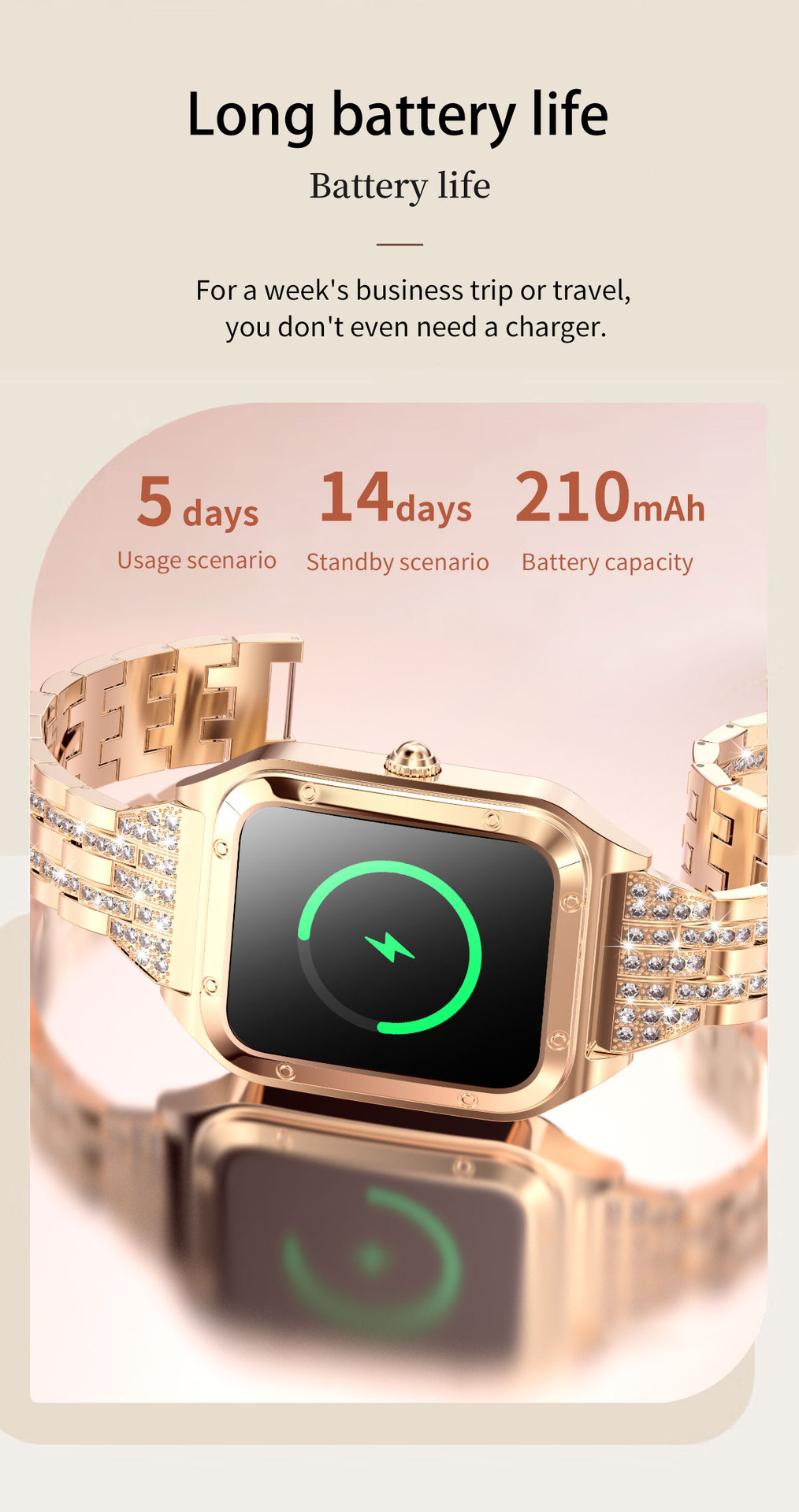 Smartwatch Unisex Multifunctional Bluetooth Waterproof Fashion_voghion.com