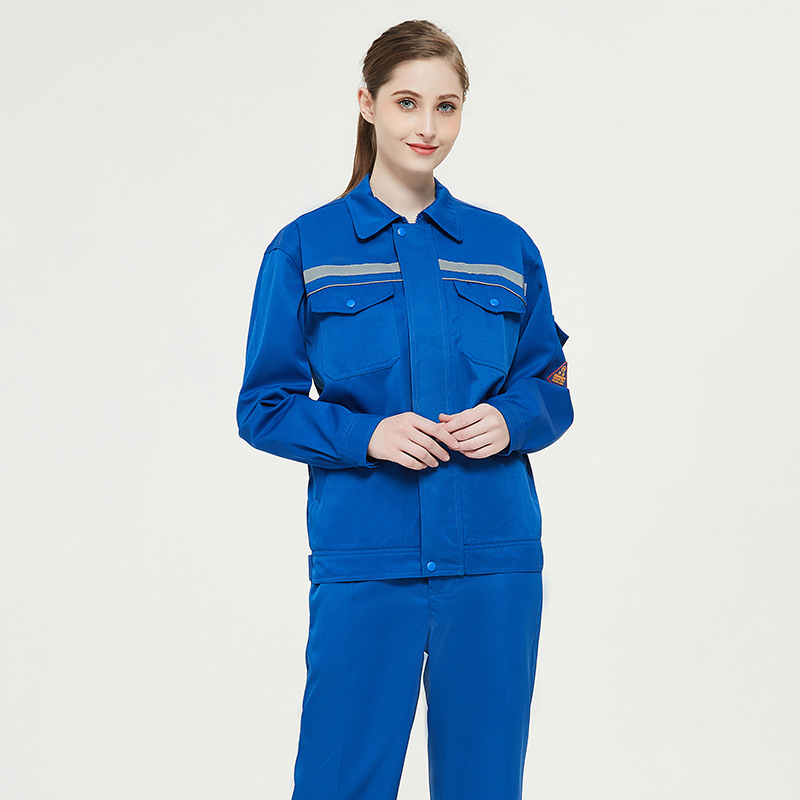 工作服套装防静电服耐酸碱长袖春秋长袖工作服车间工装厂服