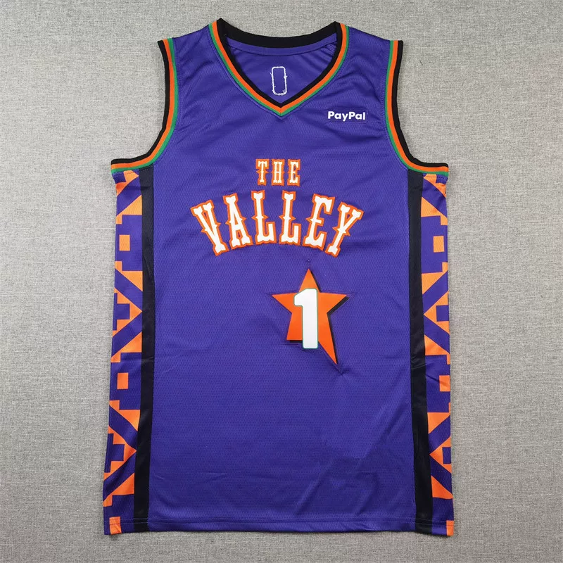25 сезон баскетбольная одежда Sun Book Booker The Valleyjersey источник производитель оптовая