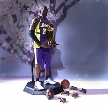 篮球明星 1\6 科比 布莱恩特蜡像级 双头雕 超可动 模型 盒装手办