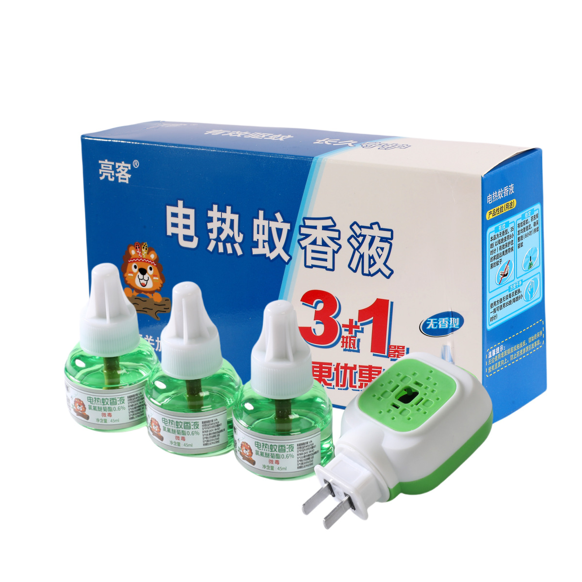 량케 모기퇴치액 3+1세트(강화버전)