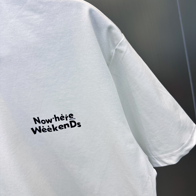 Herr t-shirt med cartoon tryck och lös passform streetwear_voghion.com