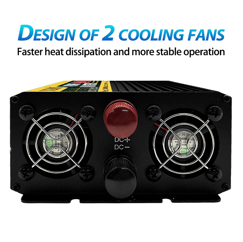 Inverter sinusoidal puro suministrado directamente por el fabricante 12v24v48v60v 220v inverter montado en automóviles de alta potencia