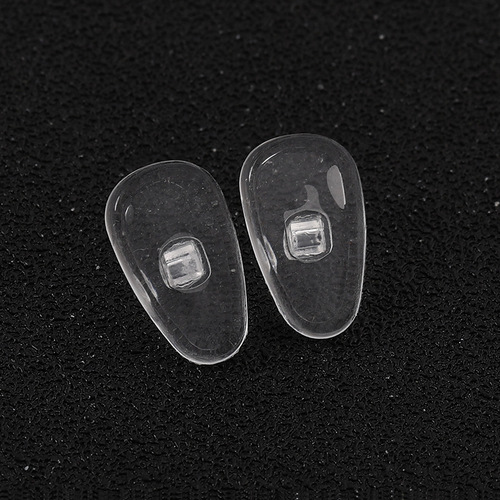 Silicone protective nose pads glasses stipules silicone package gold plated electroplating protective nose pads glasses frame accessories wholesale mirrors