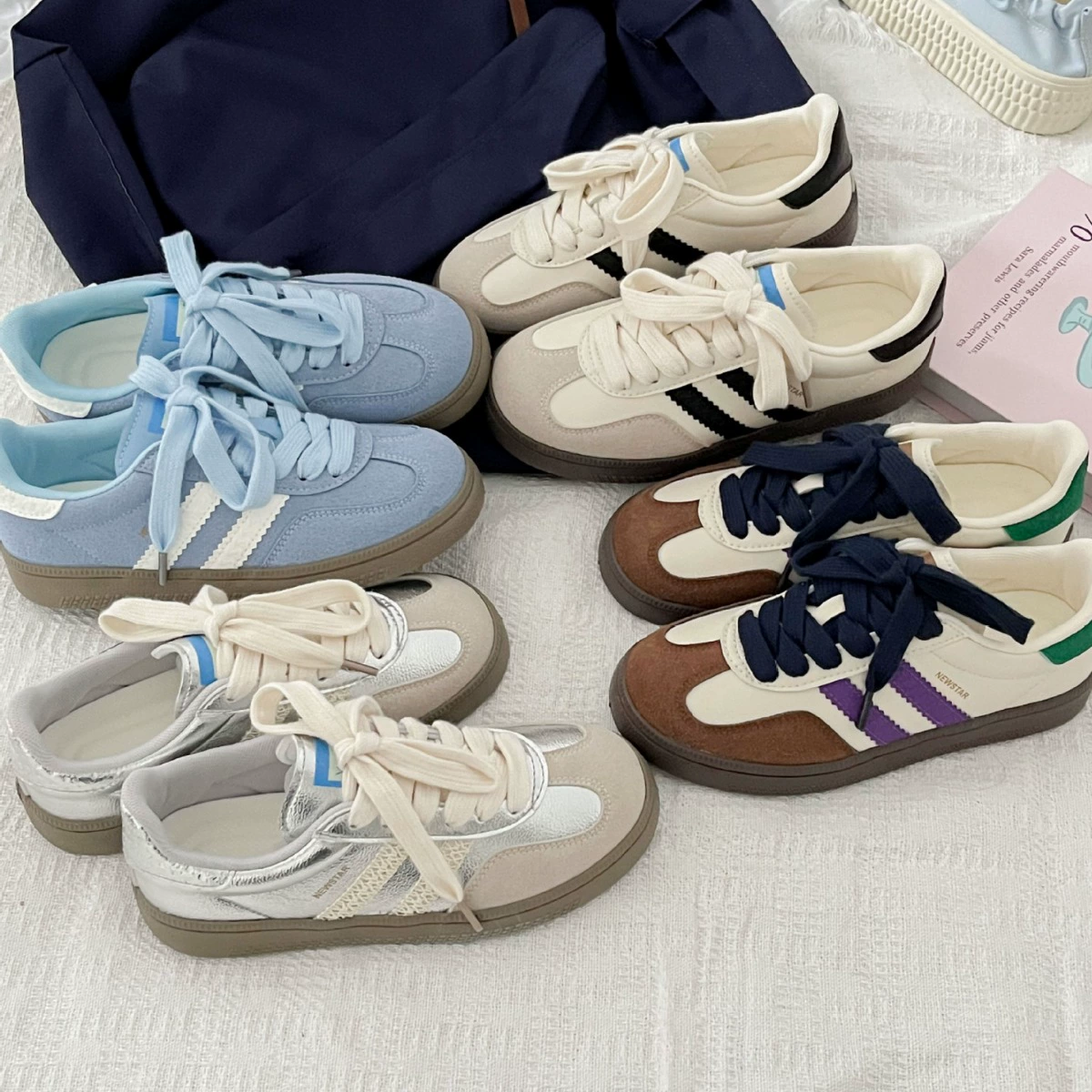Sneakers Tide summer casual shoes, lightweight low-top, multiple colors, EU 35–40