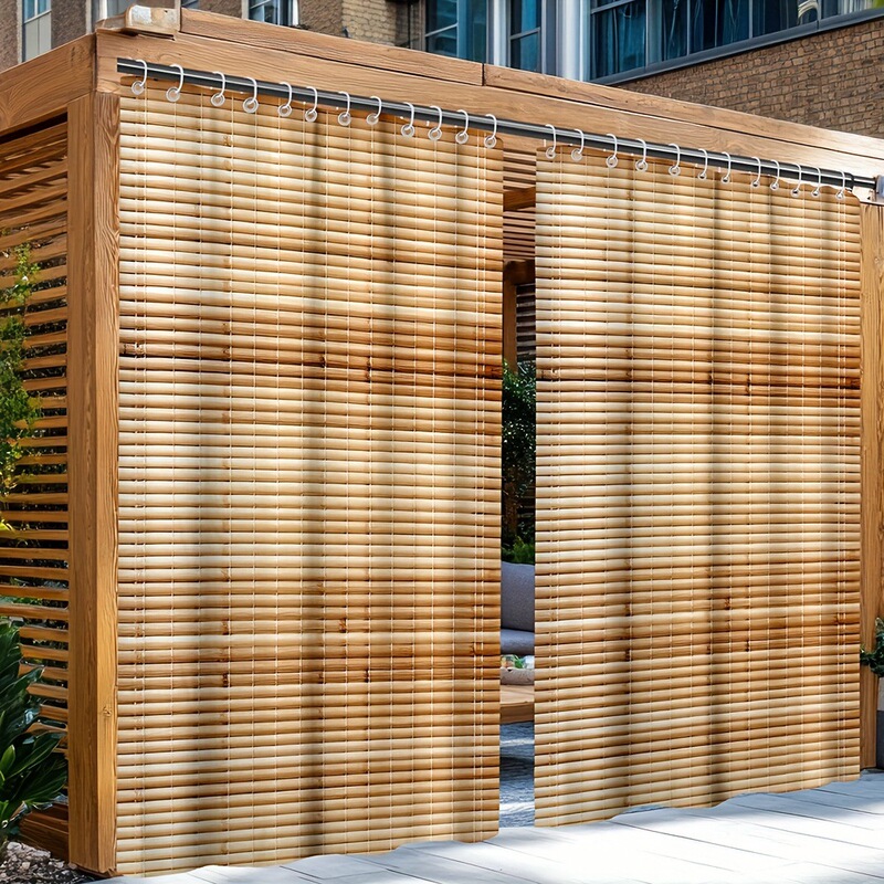 Yiwu Jit Delivery Bamboo Design Outdoor Curtain Backdrop Temu Hot-Selling Shein Amazon Etsy Amazon