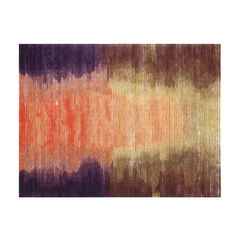 Fábrica de fuente de alfombra de lana de alta gama hotel sala de estar hecha a mano fácil de cuidar dormitorio gran área personalizada