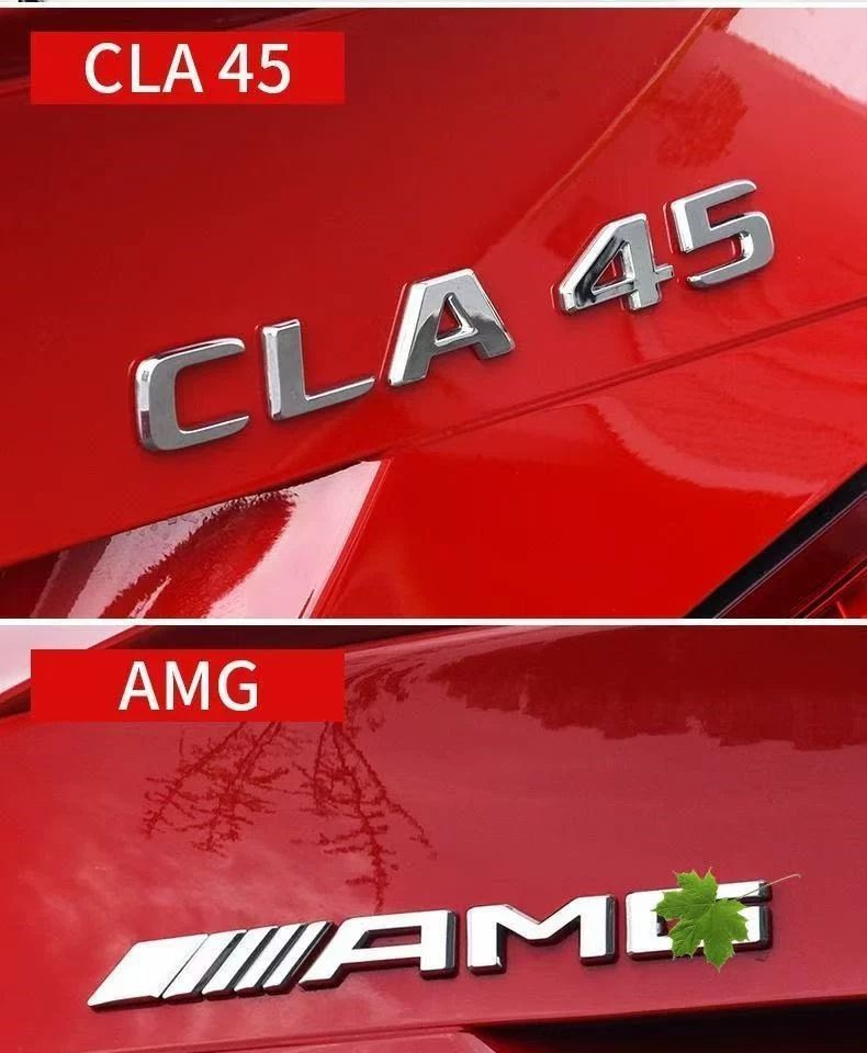 Suitable for Mercedes-Benz CLA260 car stickers, CLA200 rear emblem, CLA45 emblem, CLA220 car emblem, AMG decorative modifications