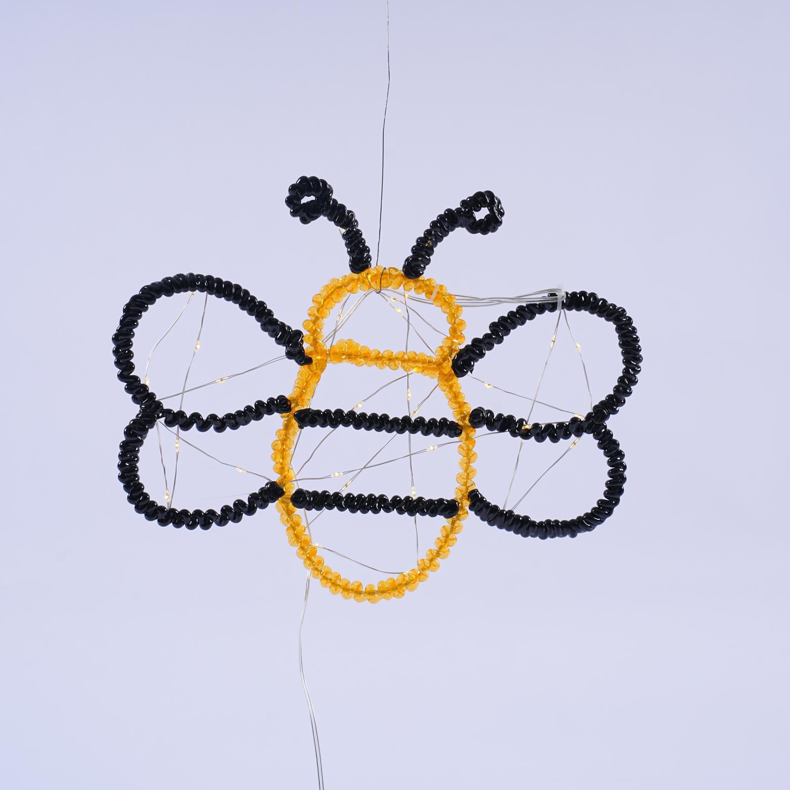 Modelado acrílico primavera lámpara temática stringed lámpara de alambre de cobre mariposa lámpara de modelado