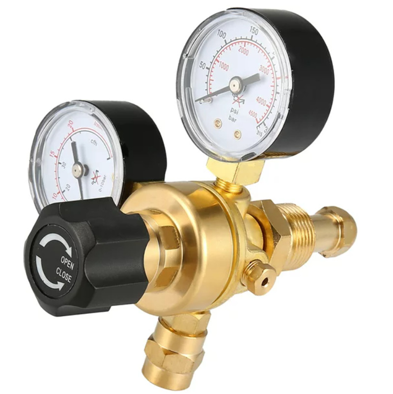 氩气 CO2 焊割Mig Tig氩弧焊 焊接调节器 美式CGA580全铜减压器