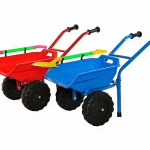 New Children's Beach Dump Truck Baby Toy Bulldozer Garbage Truck with Shovel Dump Truck Two-Wheeled Cart