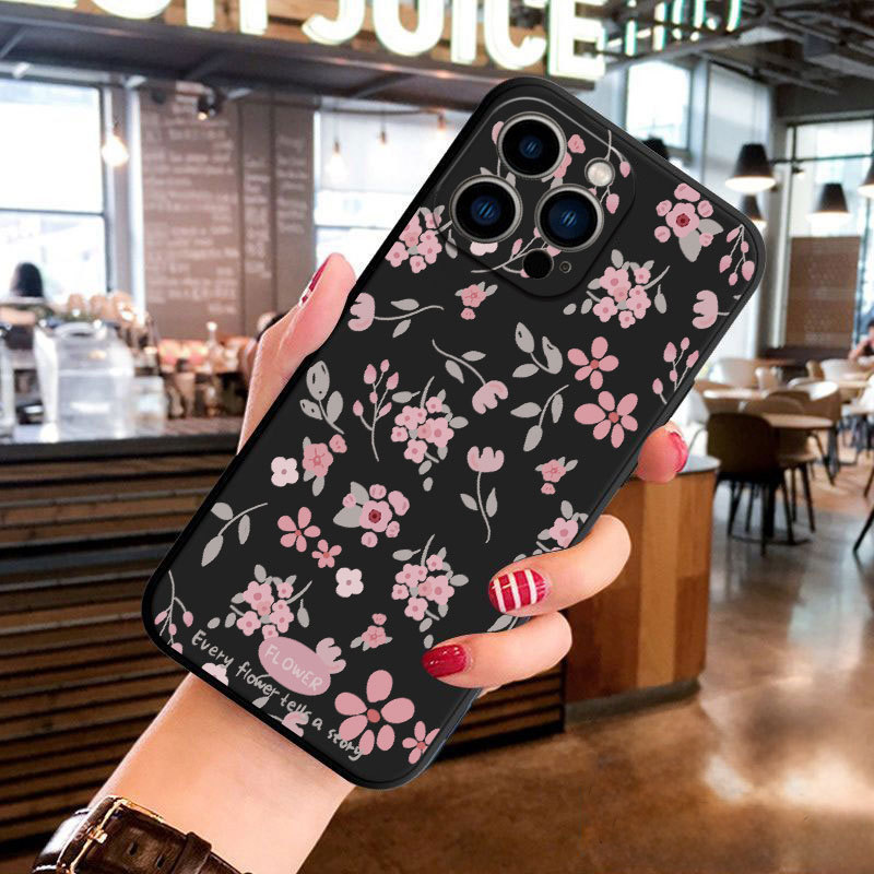 满屏碎花适用iphone16pro跨境17promax手机壳苹果15小众14时尚13|undefined