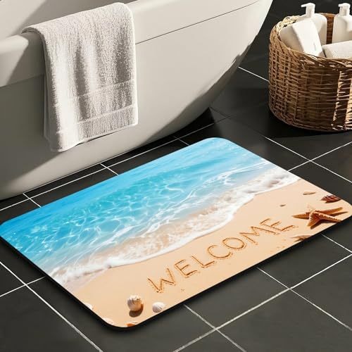 Ozono alquiler de barro de diatomeas estadounidenses puerta de baño absorción de agua secado rápido alquiler antideslizante fácil de cuidar alquiler de baño