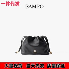 BAMPO 半坡願い雲バッグ小さな第一層牛革脇の下シングルショルダー 2025 新しいゴミ袋クロスボディバッグ