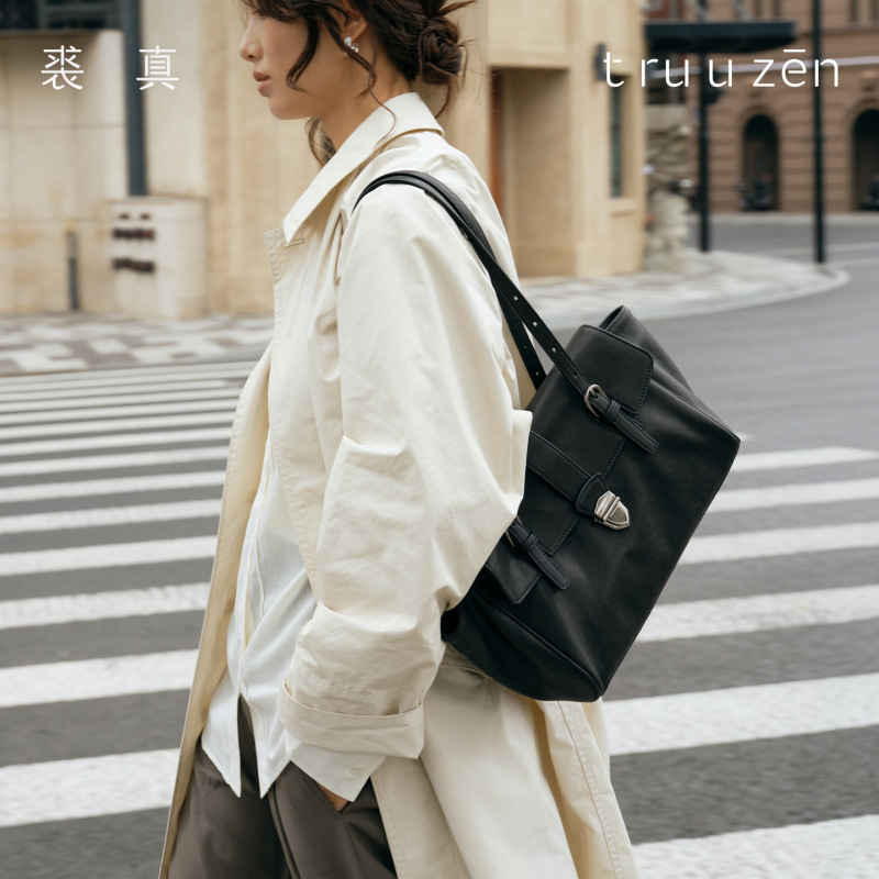 Jiuyu Vegetable-Tanned Sheepskin Baguette Briefcase for Work, Casual Commuting, Handheld and Shoulder Bag for Women Jiuyu Vegetable-Tanned Sheepskin Baguette Briefcase for Work, Casual Commuting, Handheld and Shoulder Bag for Women