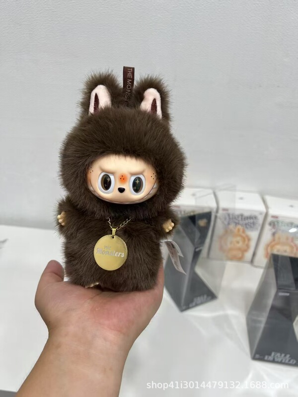 拉布布labubu5.0挂件小天使首领搪胶毛绒盲盒潮玩泡泡玛特钥匙扣|undefined