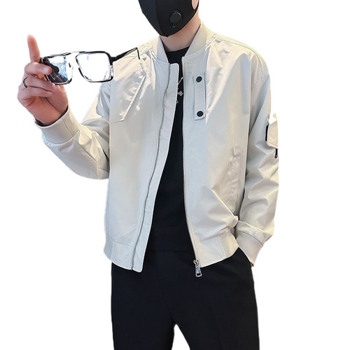 Stylish Sport Coat Jacket for Men - Spring and Autumn Season Casual Baseball Suit for Men - 2025 Men's Spring Outfit Top Clothing