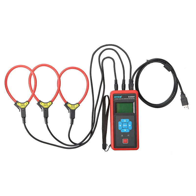 铱泰 ETCR8300 three-channel AC current detector three-phase recorder leakage current clamp meter