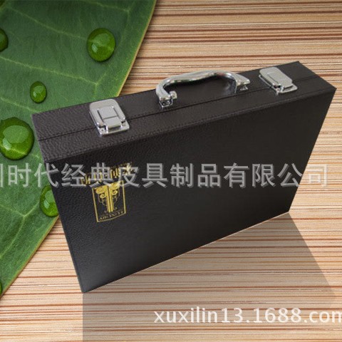 供应新款地产PU交房钥匙盒绿城房产交房皮盒厂家手提盒子加印LOGO