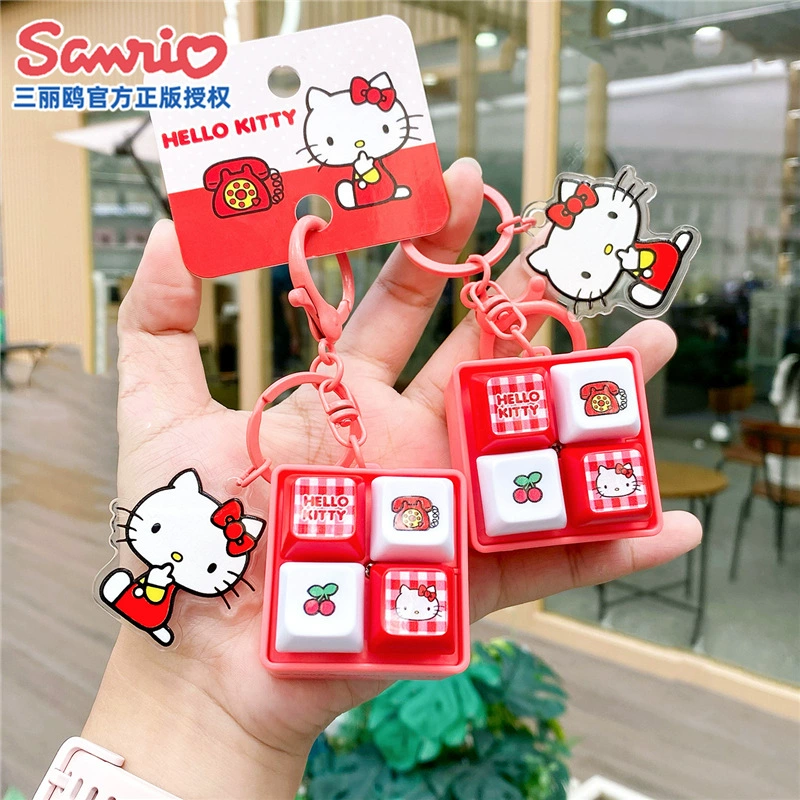Hello Kitty, genuine pendant, doll, keychain, accessory, makes sounds
