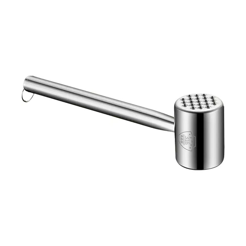 316 Stainless Steel Meat Tenderizer Hammer Solid Meat Tenderizer Steak Hammer Meat Pounding Tool Meat Mallet