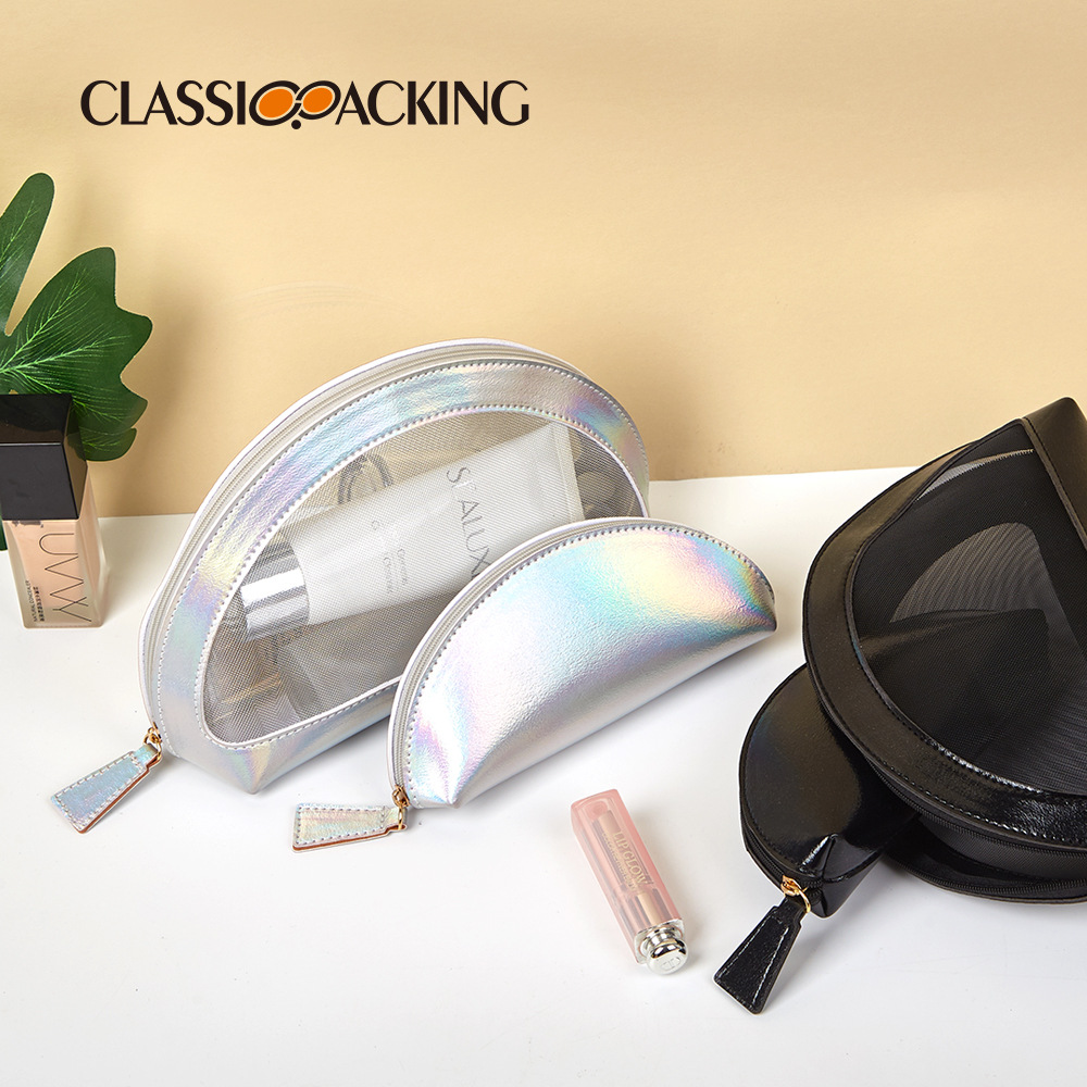 Luz de moda de lujo de gran tamaño pequeño Madre y niño bolsa de cosméticos material de malla suministros de belleza bolsa de almacenamiento bolsa de Lavado especial del hotel